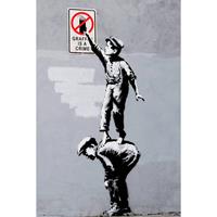 Grupo Erik Brandalised Grafitti Is A Crime Poster 61x91,5cm