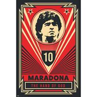 Merkloos Grupo Erik Maradona The Hand Of God Poster 61x91,5cm