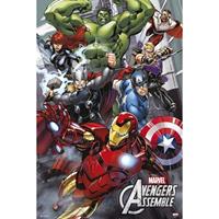 Merkloos Grupo Erik Marvel Avengers Assemble Poster 61x91,5cm