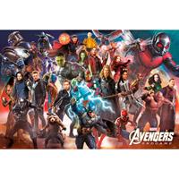 Merkloos Grupo Erik Marvel Avengers Endgame Line Up Poster 91,5x61cm