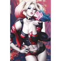 Merkloos Grupo Erik Dc Comics Harley Quinn Kiss Poster 61x91,5cm