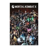 Merkloos Grupo Erik Mortal Kombat Characters Poster 61x91,5cm