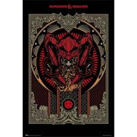 Merkloos Grupo Erik Dungeons And Dragons Players Handbook Poster 61x91,5cm