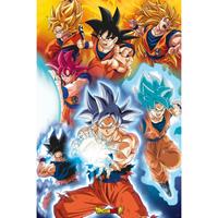 Abystyle Dragon Ball Super Gokus Transformations Poster 61x91,5cm