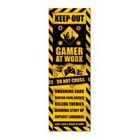 Grupo Erik Gameration Gaming Caution Poster 53x158cm