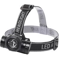 BES LED Led Hoofdlamp - Aigi Buvin - Waterdicht - 50 Meter - Kantelbaar - 1 Led - 1.8w - Zwart Vervangt 10w