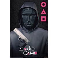 Pyramid Squid Game Mask Man Poster 61x91,5cm