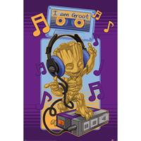 Pyramid Guardians Of The Galaxy Groot Cassette Poster 61x91,5cm