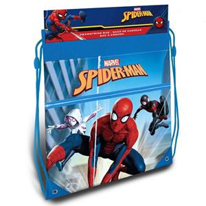 Javoli Spiderman Turnbeutel mit Kordelzug, ca. 40cm x 33cm