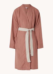 Yumeko Clay Rose kimono van linnen