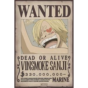 Yourdecoration Abystyle One Piece Wanted Sanji New 2 Poster 35x52cm