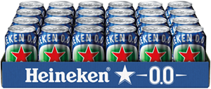 Heineken bier Heineken 0.0 Alcoholvrij (24 x 330 ml)