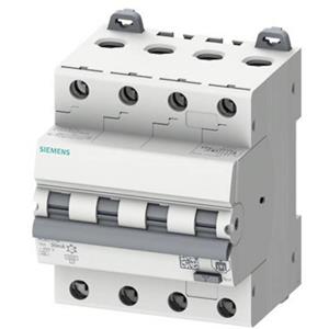 Siemens 5SU13466FP16 Aardlekschakelaar/zekeringautomaat Afmeting zekering = 3 4-polig 16 A 0.003 A