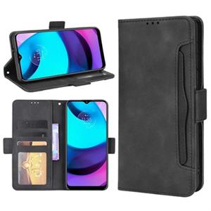 Cardholder Series Motorola Moto E20 Wallet Case - Zwart