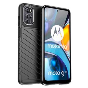 Thunder Series Motorola Moto G22 TPU Case - Zwart