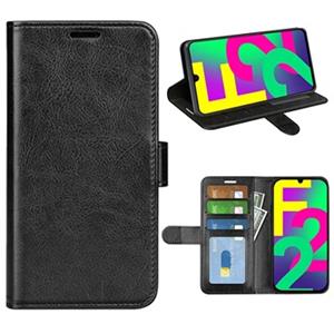 Samsung Galaxy F22 Wallet Case met Magnetische Sluiting - Zwart