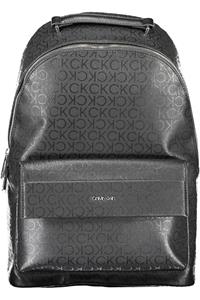 Calvin Klein Minimalism Logo-Printed Leather Backpack