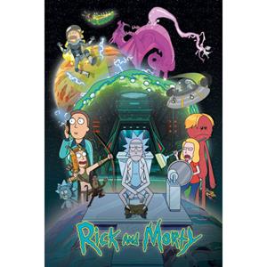Pyramid Rick And Morty Toilet Adventure Poster 61x91,5cm