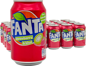 Fanta Strawberry & Kiwi 0,33 Liter Dose, 24er Pack