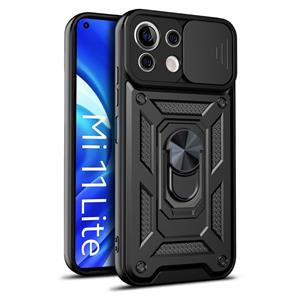 huismerk Voor Xiaomi MI 11 Lite 5G / 4G Schuifcamera Cover Design TPU + PC-beschermhoes