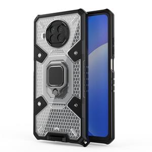 huismerk Voor Xiaomi MI 10T Lite 5G Space PC + TPU Ringhouder Beschermhoes