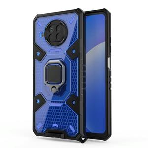 huismerk Voor Xiaomi MI 10T Lite 5G Space PC + TPU Ringhouder Beschermhoes