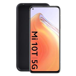 huismerk TPU-telefooncase voor Xiaomi MI 10T 5G (mat zwart)