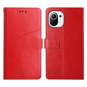 huismerk Voor Xiaomi Mi 11 Lite Y Stitching Horizontal Flip Leather Phone Case