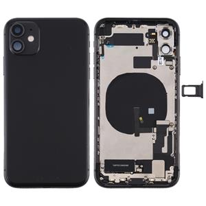 huismerk Battery Back Cover Assembly (met Side Keys & Power Button + Volume Button Flex Cable & Wireless Charging Module & Motor & Charging Port & Loud Speaker