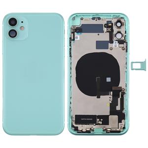 huismerk Battery Back Cover Assembly (met Side Keys & Power Button + Volume Button Flex Cable & Wireless Charging Module & Motor & Charging Port & Loud Speaker