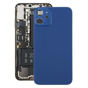 huismerk Batterij achterkant voor iPhone 12 (Blauw)