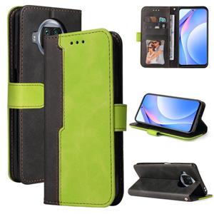 huismerk VOOR XIAOMI MI 10T LITE 5G / REDMI OPMERKING 9 PRO 5G / MI 10I Zakelijke Stikselkleur Horizontale Flip PU Lederen Case met Houder & Card Slots & Fotol