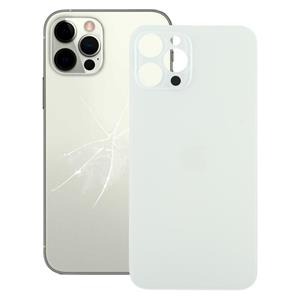 huismerk Eenvoudige vervanging Big Camera Hole Battery Back Cover voor iPhone 12 Pro Max (Wit)