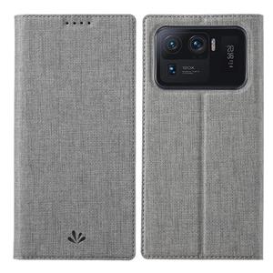 Voor Xiaomi MI 11 Ultra Vili DMX Serie Schokbestendig TPU + PU Lederen Magnetische Attractie Horizontale Flip Case met kaartsleuf & houder