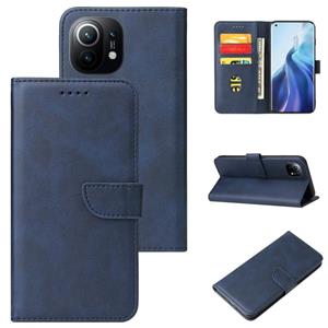 huismerk Voor Xiaomi MI 11 Calf Texture Gesp horizontale Flip Leren Case met Houder & Card Slots & Portemonnee