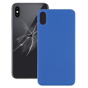 huismerk Eenvoudige vervanging Big Camera Hole Glass Back Battery Cover voor iPhone X / XS