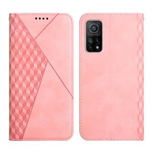 huismerk For Xiaomi Mi 10T Pro 5G / Mi 10T 5G Diamond Pattern Splicing Skin Feel Magnetic Horizontal Flip Leather Case with Card Slots & Holder & Wallet(Rose G