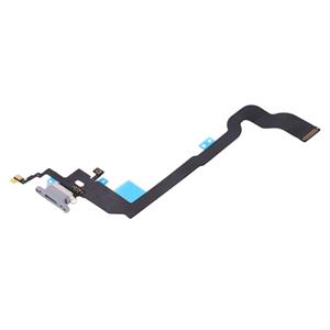 huismerk Opladen van de haven Flex Cable voor de iPhone X (wit)