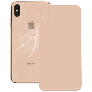 huismerk Glazen batterij back cover voor iPhone XS Max (goud)