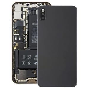 huismerk Batterij backcover met terug Camera Bezel & Lens & zelfklevende voor iPhone XS Max(Black)