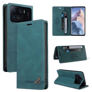 huismerk Voor Xiaomi MI 11 Ultra Skin Feel Anti-Diefstal Borstel Horizontale Flip Leren Case Met Houder & Card Slots & Portemonnee