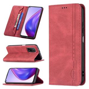 huismerk Voor Xiaomi MI 10T 5G / 10T PRO 5G / REDMI 30S Magnetische RFID Blokkering Anti-diefstal Lederen Case met Houder & Card Slots & Portemonnee