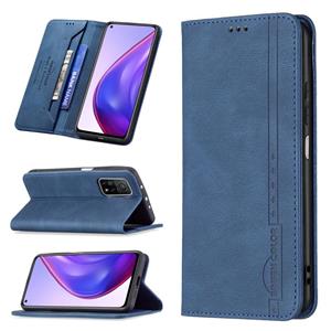 huismerk Voor Xiaomi MI 10T 5G / 10T PRO 5G / REDMI 30S Magnetische RFID Blokkeren Anti-Diefstal Lederen Case met Houder & Card Slots & Portemonnee