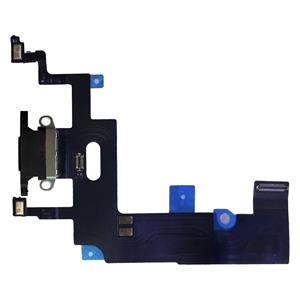 huismerk Charging poort Flex Cable voor de iPhone XR (zwart)