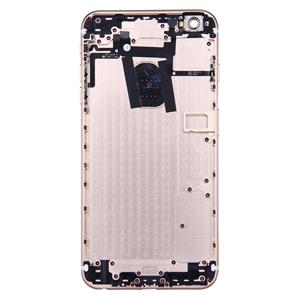 huismerk Plus Full housing backcover met Power knop & Volume knop Flex kabel voor iPhone 6(Gold)