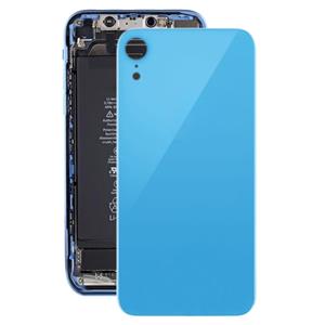 huismerk Achtercover met lijm voor iPhone XR (blauw)