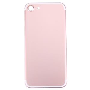 huismerk 5 in 1 voor iPhone 7 (Back Cover + Card Tray + Volume Control Key + Power Button + Mute Switch Vibrator Key) Full Assembly Housing Cover (Rose Gold)