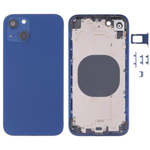 huismerk Back Housing Cover with Appearance Imitation of iP13 for iPhone XR(Blue)