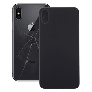 huismerk Glas batterij backcover voor de iPhone XS(Black)