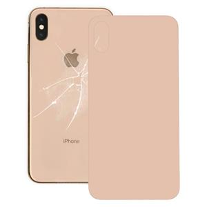 huismerk Glazen batterij back cover voor iPhone XS (goud)